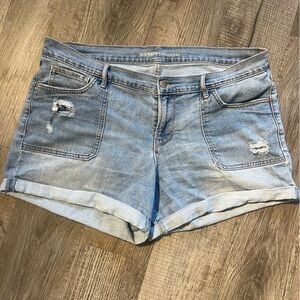 Blue Denim Women's Shorts